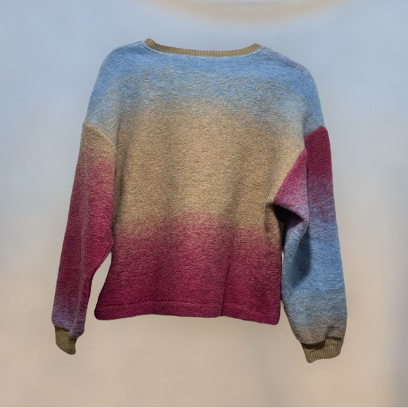 Zara multi coloured cotton sweater - Picture 2 of 4